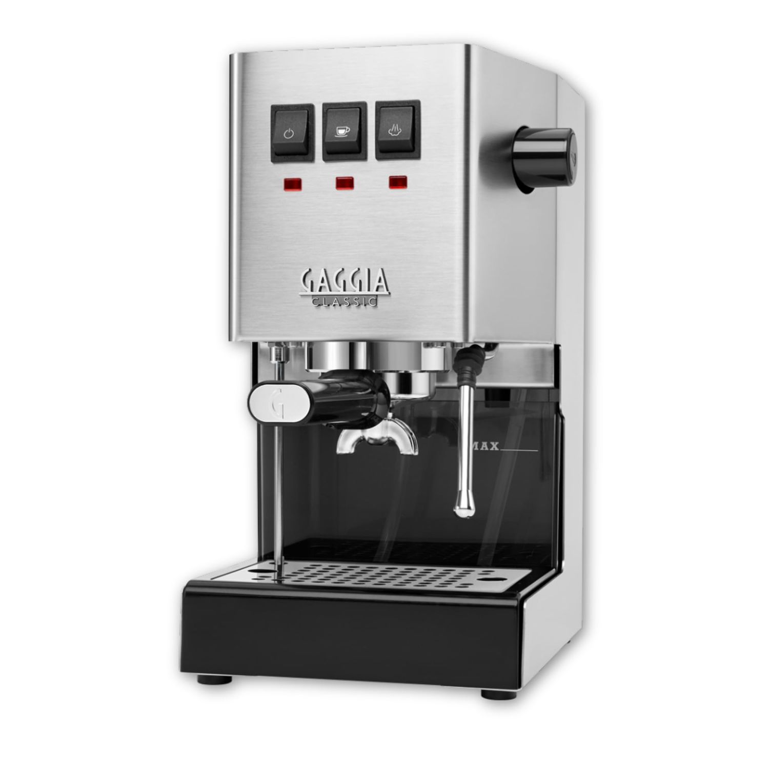Gaggia Classic E24 | Brass Boiler &amp; Brew Group | Pro Steam Wand | 58mm SS Portafilter | Italian Esp…
