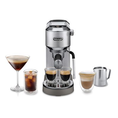 De'Longhi Dedica Duo – Perfetto Compact Manual Espresso Maker with Manual Milk Frother, for Espress…