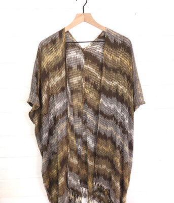 Natural Dye Ikat Kimono | San Juan La Laguna Natural Dye Ikat Kimono | San Juan La Laguna