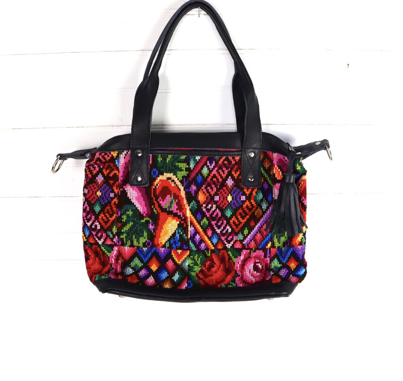 Artisan Huipil Medium Crossover Bag Artisan Huipil Medium Crossover Bag