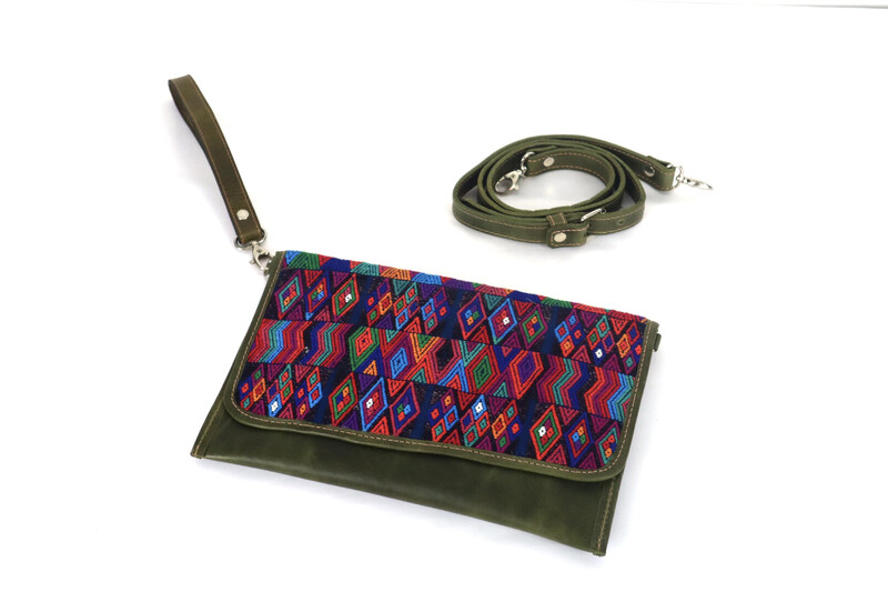 Artisan Leather Clutch - Large (Forest Green) Artisan Leather Clutch - Large (Forest Green)