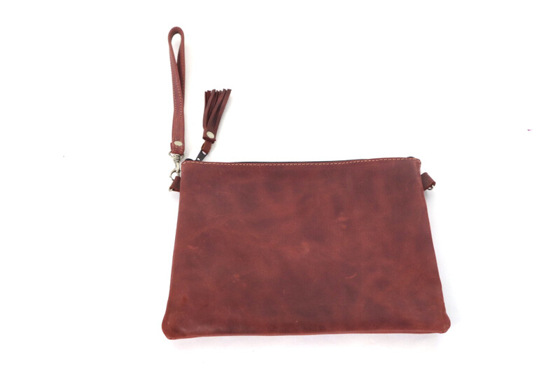 Leather ONLY Cross Body Clutch - No. 211 Leather ONLY Cross Body Clutch - No. 211