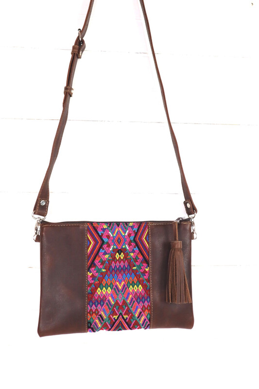 Artisan Leather Cross Body Clutch - Medium Artisan Leather Cross Body Clutch - Medium