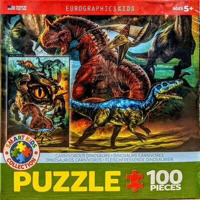 Carnivorous Dinosaurs Kids Puzzle - 100 pcs