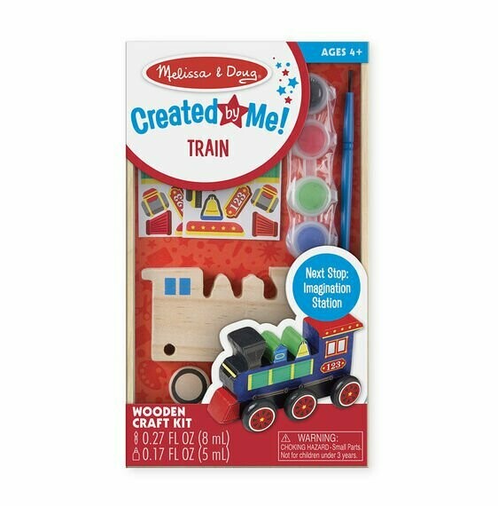 Created By Me! Train Wooden Craft Kit