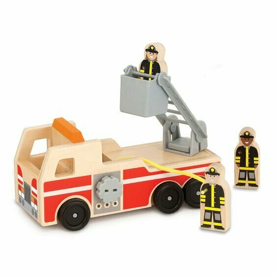 Classic Wooden Fire Truck