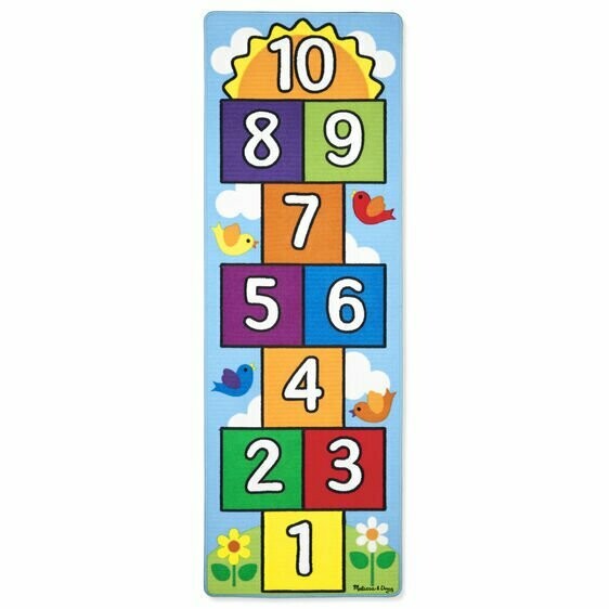Hop & Count Hopscotch Rug