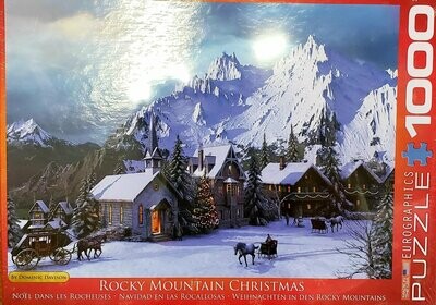 Rocky Mountain Christmas 1000pcs puzzles