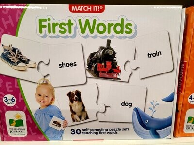 The Learning Journey Match it- First Words!