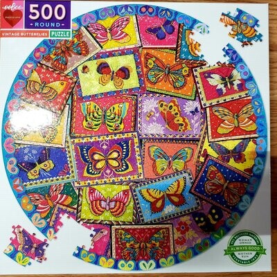 EeeBoo vintage butterflies 500 pieces puzzles