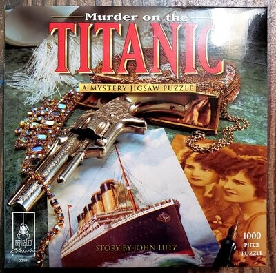 Murder on the Titanic- mystery jigsaw puzzle 1000 pieces, Story by John Lutz