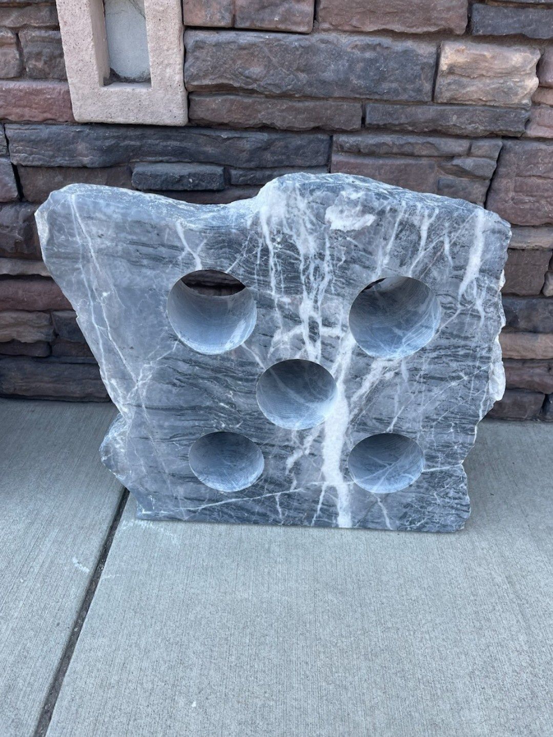 Wine Rack Champagne marble 5hole