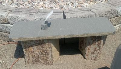 Basalt bench 4ft Thermal top