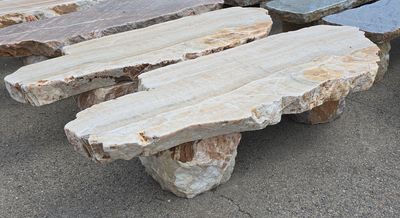 Honey onyx bench 6ft