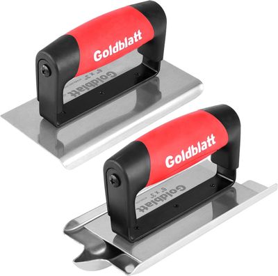 Goldblatt Concrete Tools Include Edger and Groover