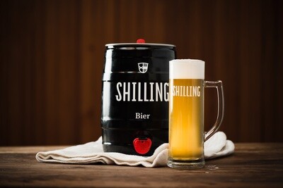 Shilling Granatbier, halbdunkel, 5 Liter Fass