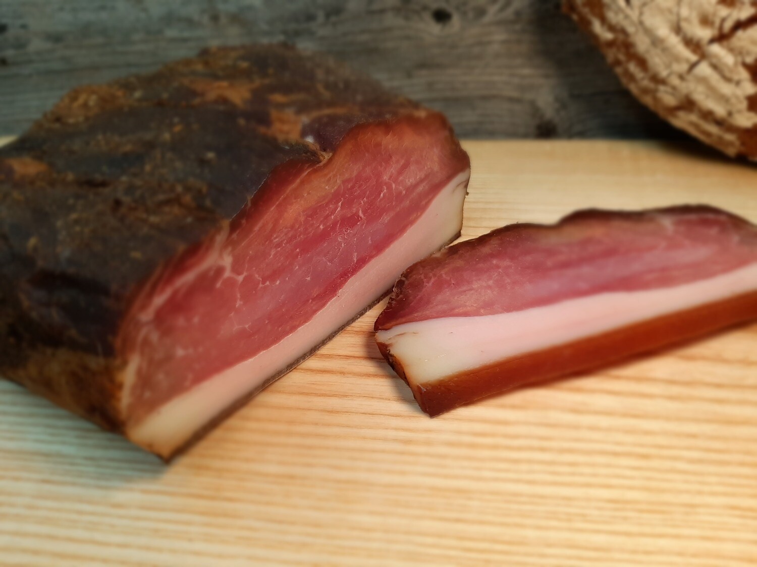 Bio-Karreespeck ohne Pökelsalz - Biohof Portisch