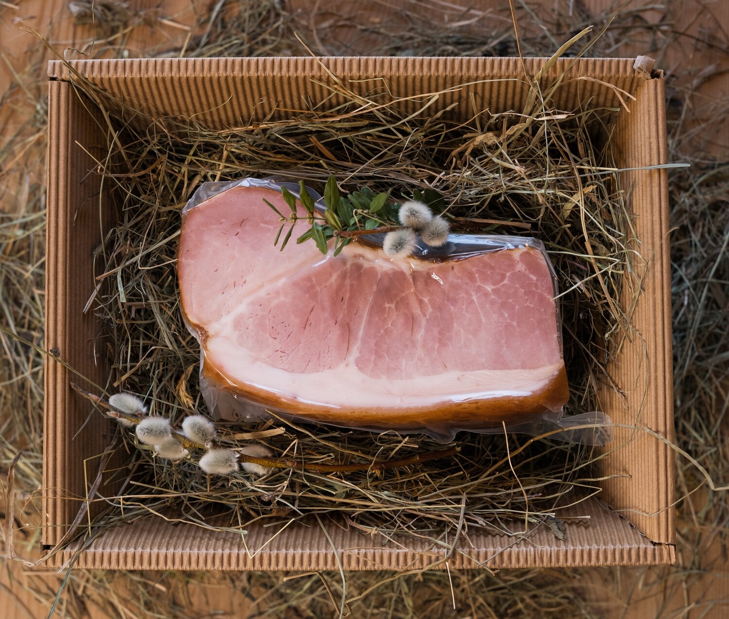 Osterschinken gekocht vom Nockfleisch