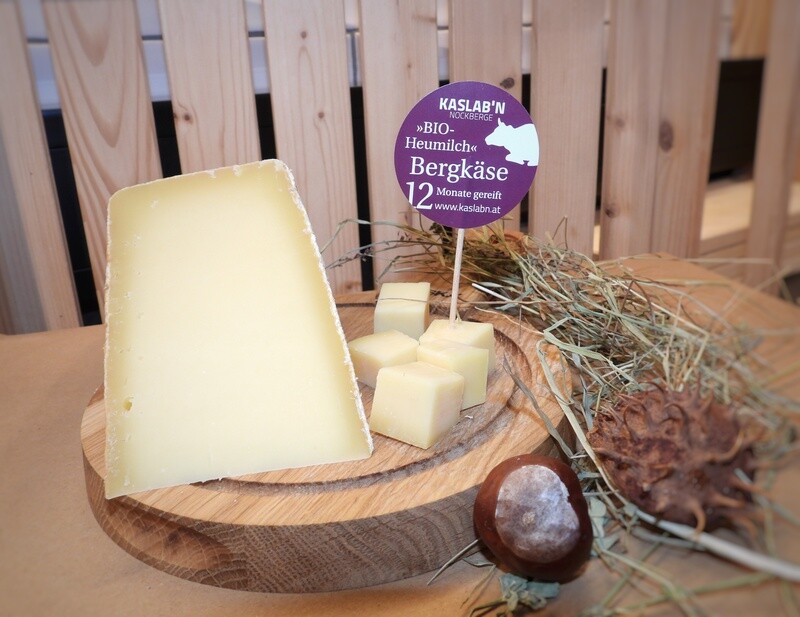 Bio-Bergkäse aus Rohmilch, 12 Monate gereift - Kaslab´n Nockberge