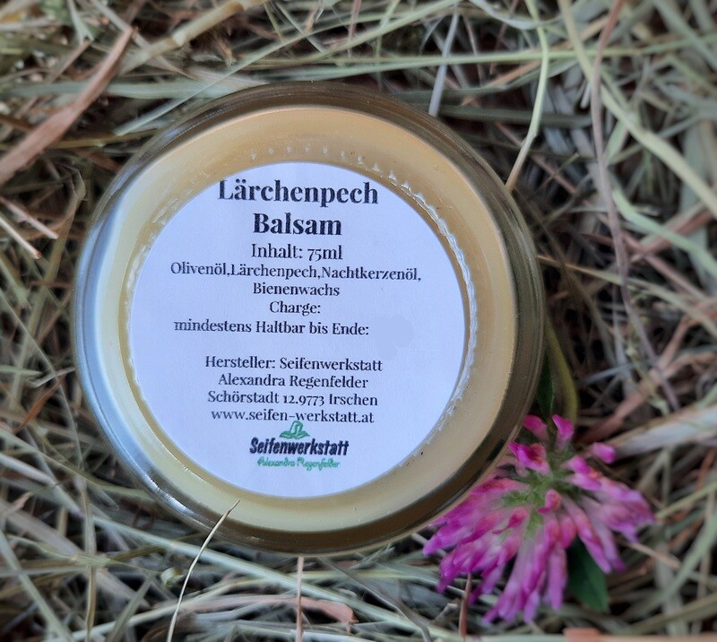 Lärchenpechbalsam - Seifenwerkstatt Irschen