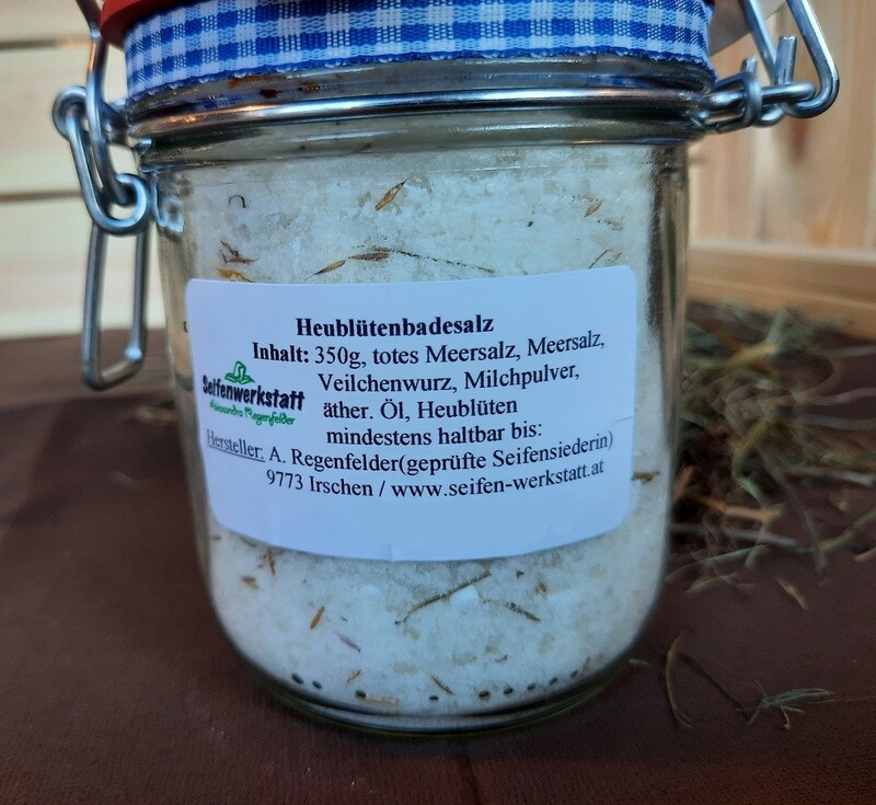Heublumen-Badesalz - Seifenwerkstatt Irschen