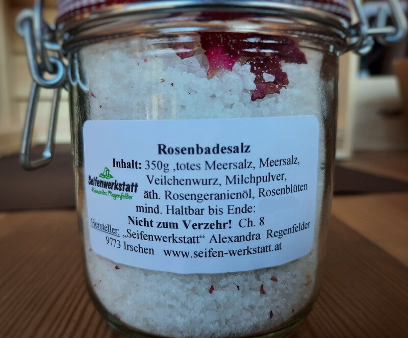 Verschiedene -Badesalz - Seifenwerkstatt Irschen