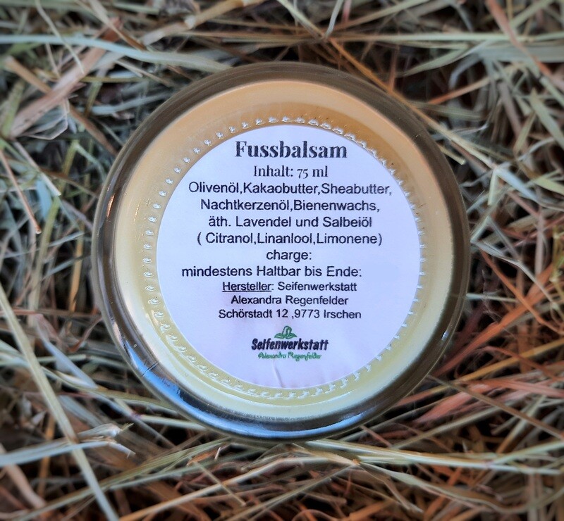 Fußbalsam - Seifenwerkstatt Irschen