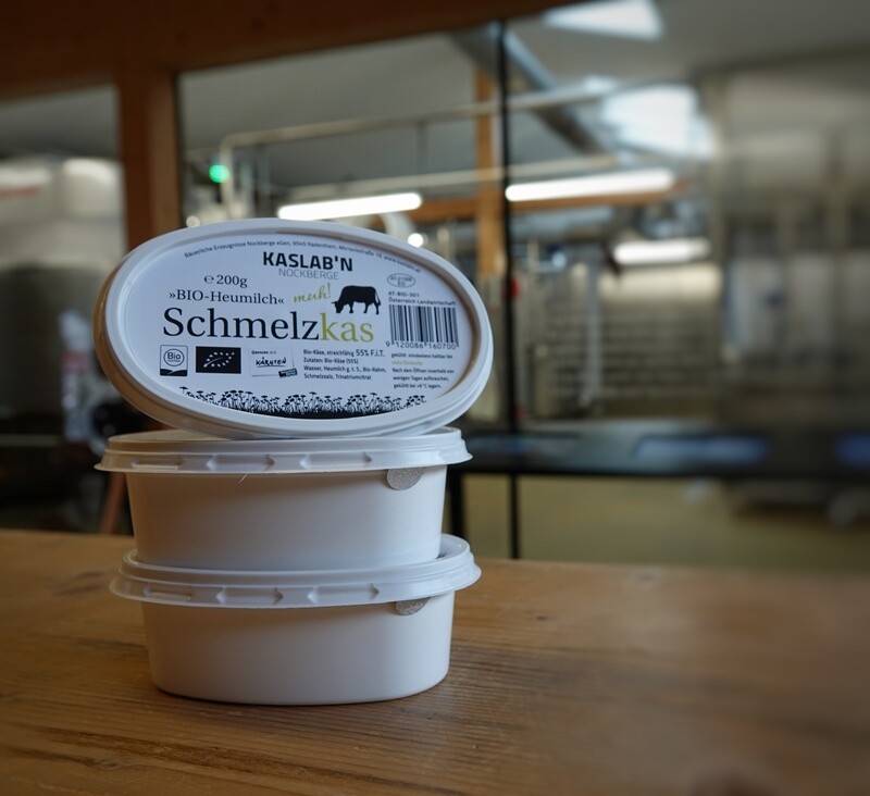 Bio-Heumilch Schmelzkäse Kuh - Kaslab´n Nockberge