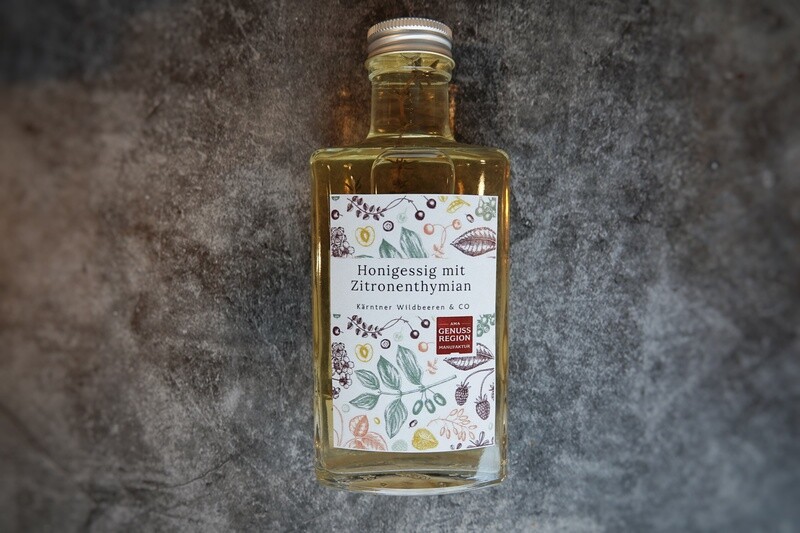 Honigessig mit Zitronenthymian - Kärntner Wildbeeren &amp; Co