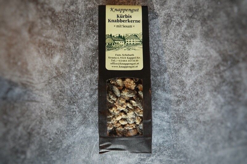 Kürbis Knabberkerne mit Sesam - Knappengut