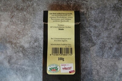Kürbis Knabberkerne mit Sesam - Knappengut
