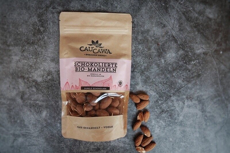 Schokolierte BIO-Mandeln - Caucawa