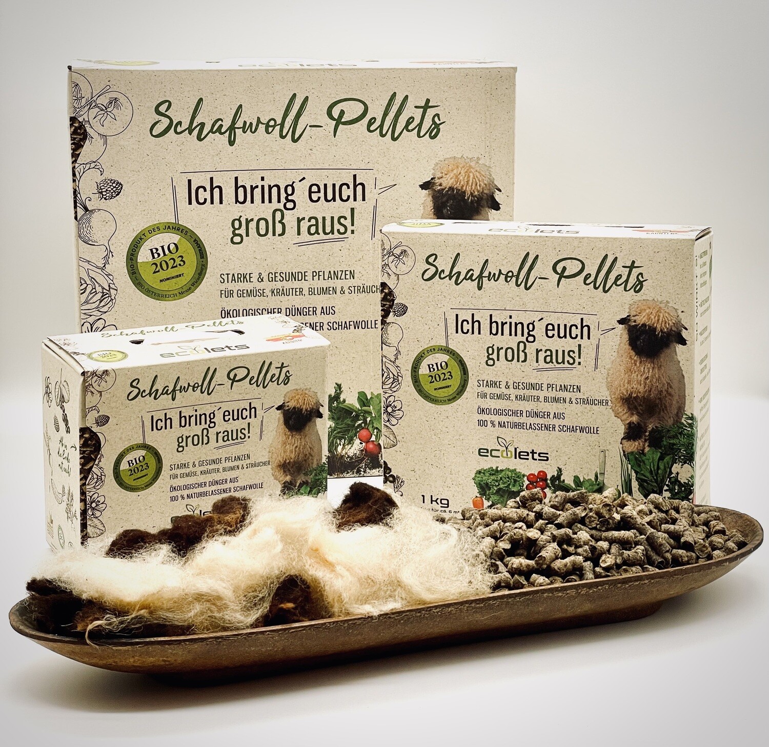Bio Schafwoll-Pellets von ecolets
