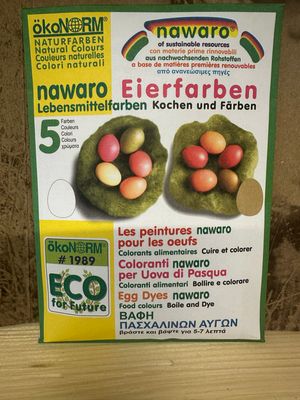 Natürliche Eierfarben