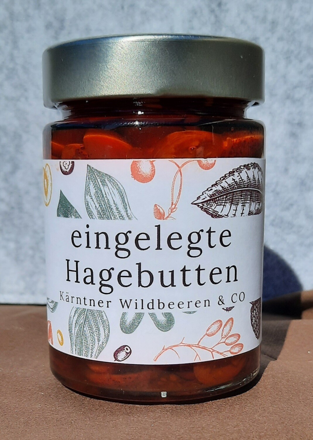 Eingelegte Hagebutten - Kärntner Wildbeeren & Co