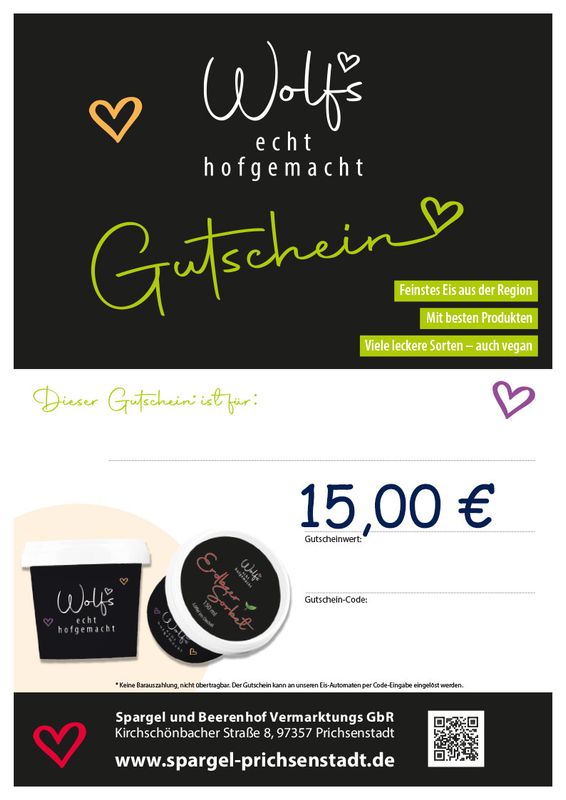 Gutschein über 15 Euro