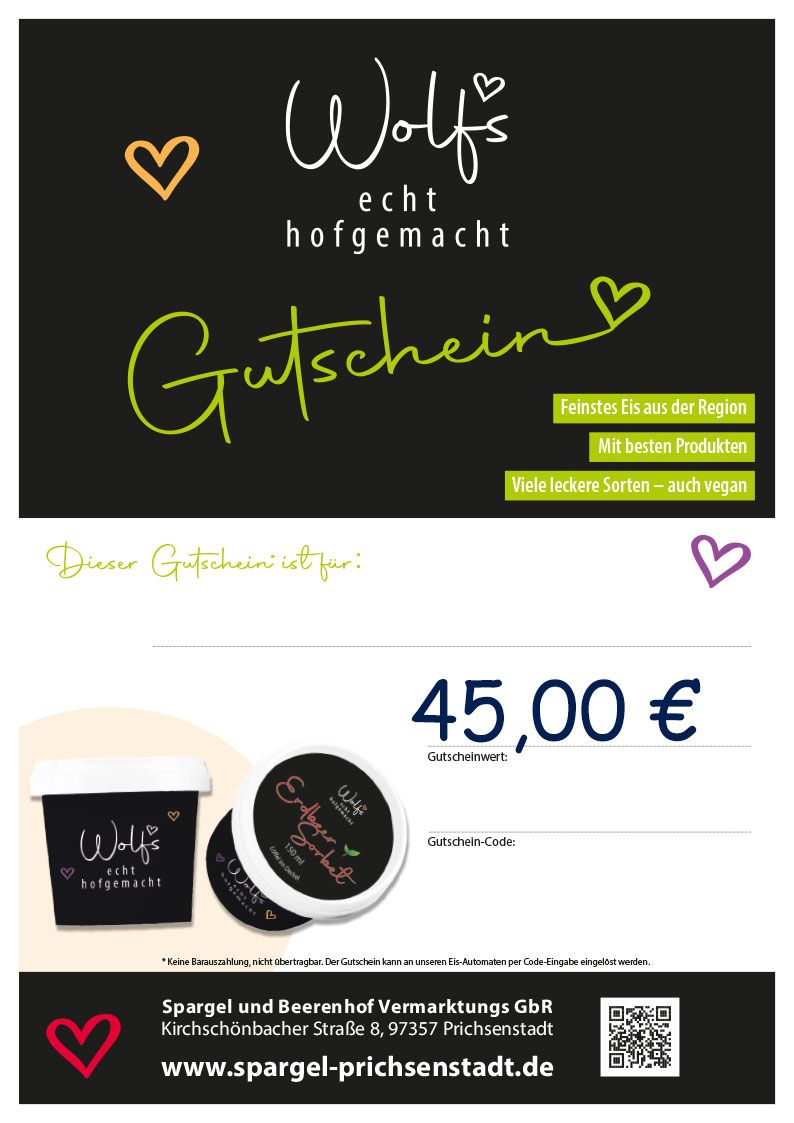Gutschein über 45 Euro