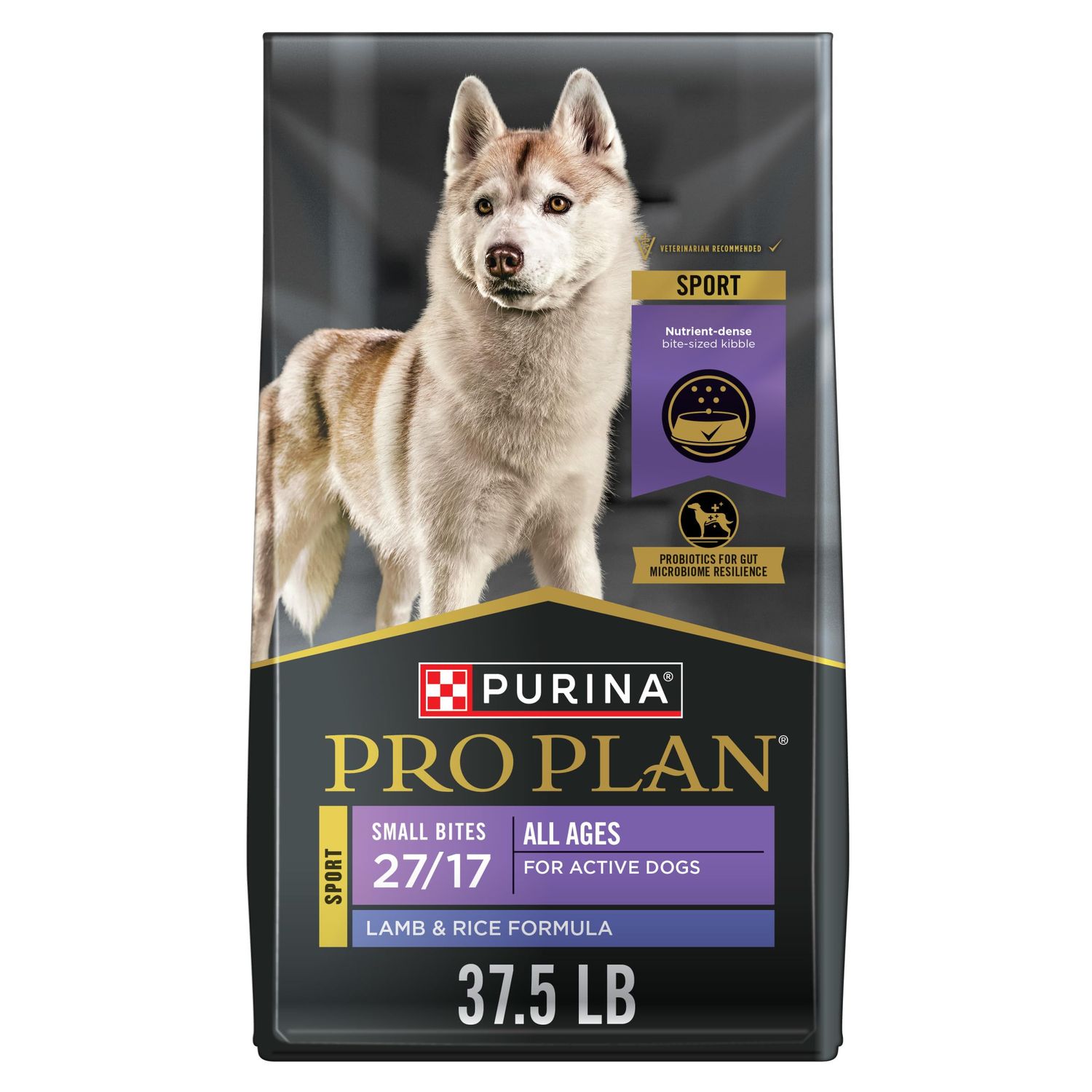 Purina Pro Plan High Protein Dog Food, Small Bites, SPORT 27/17 Lamb and Rice Formula - 37.5 lb. Bag