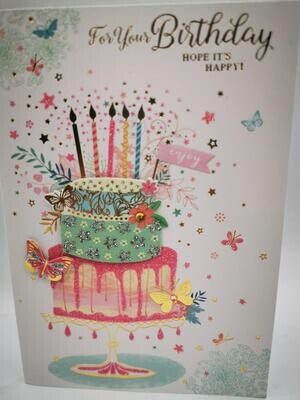 Card- "Birthday!" 2 F
