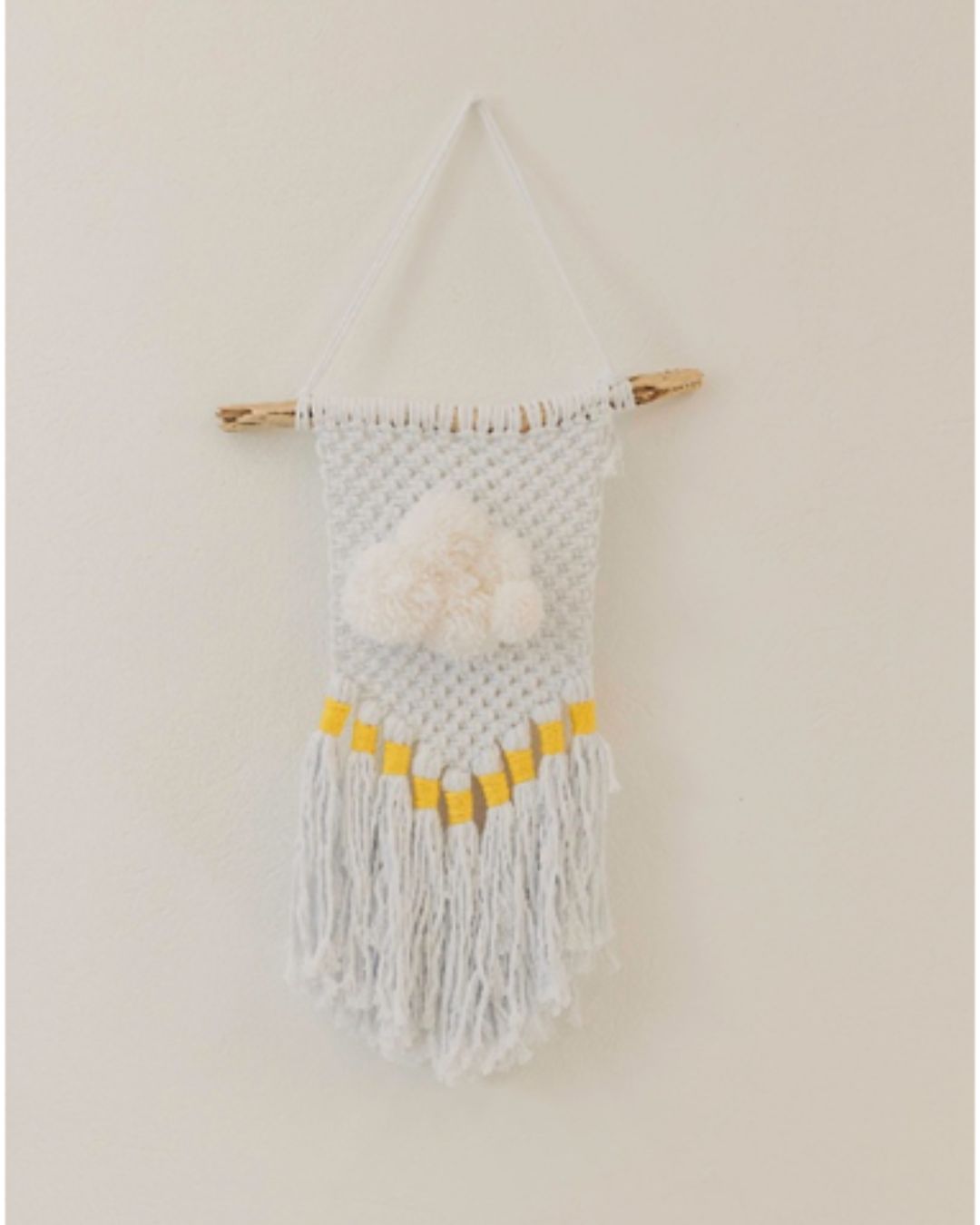 Κρεμαστό Μακραμέ Σύννεφο