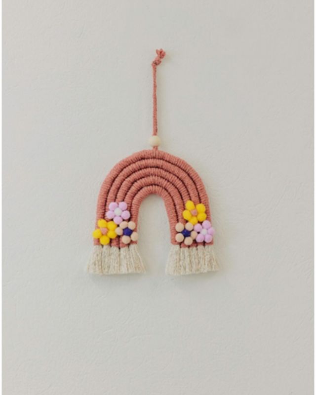 Κρεμαστό Μακραμέ Ουράνιο Τόξο