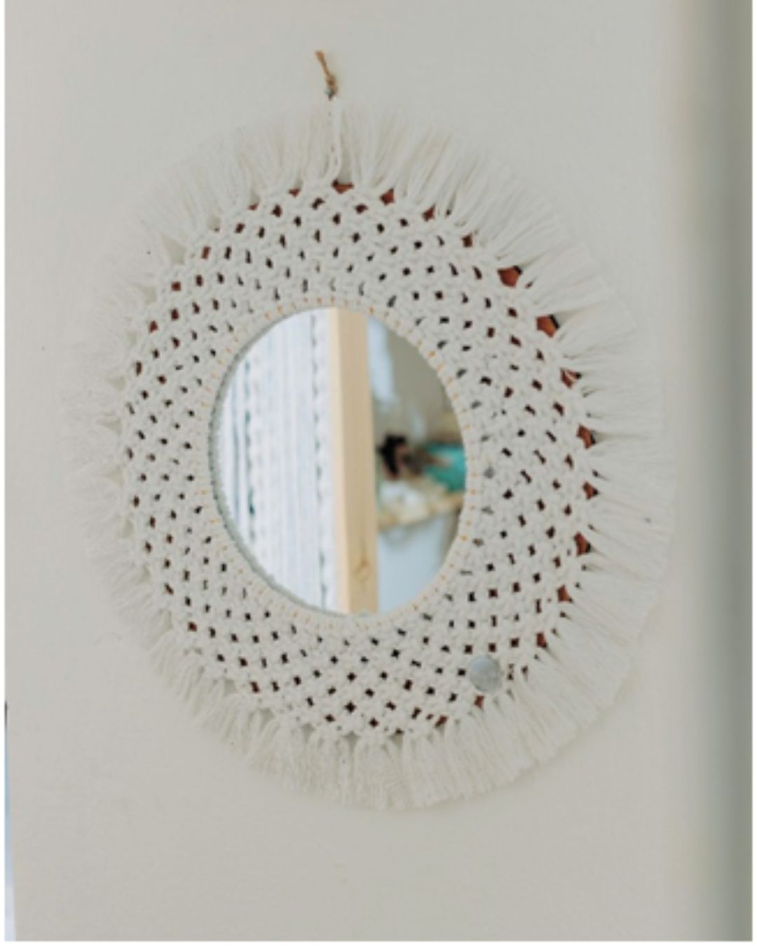 Καθρέφτης Μακραμέ