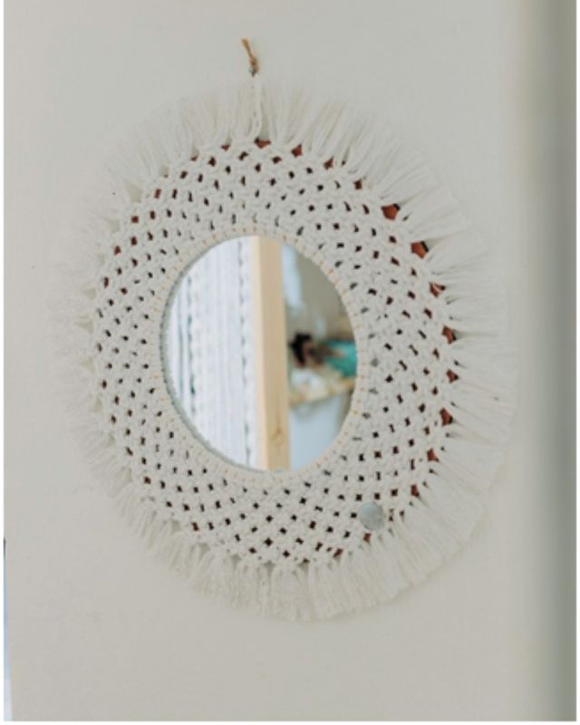 Καθρέφτης Μακραμέ