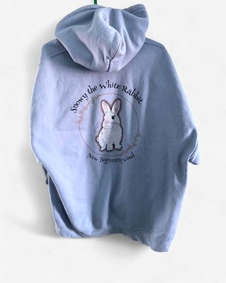 Snowy Rabbit Hoodie - Adults