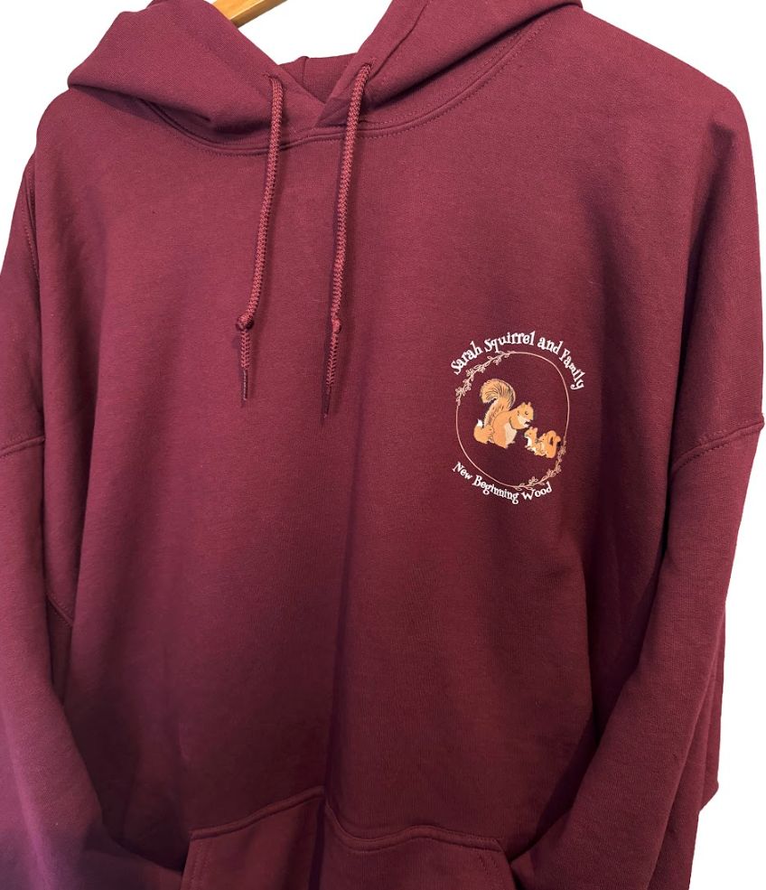 Sarah Squirrel and Family Hoodies - Adult