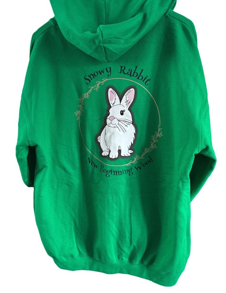 Snowy Rabbit Hoodie -Kids