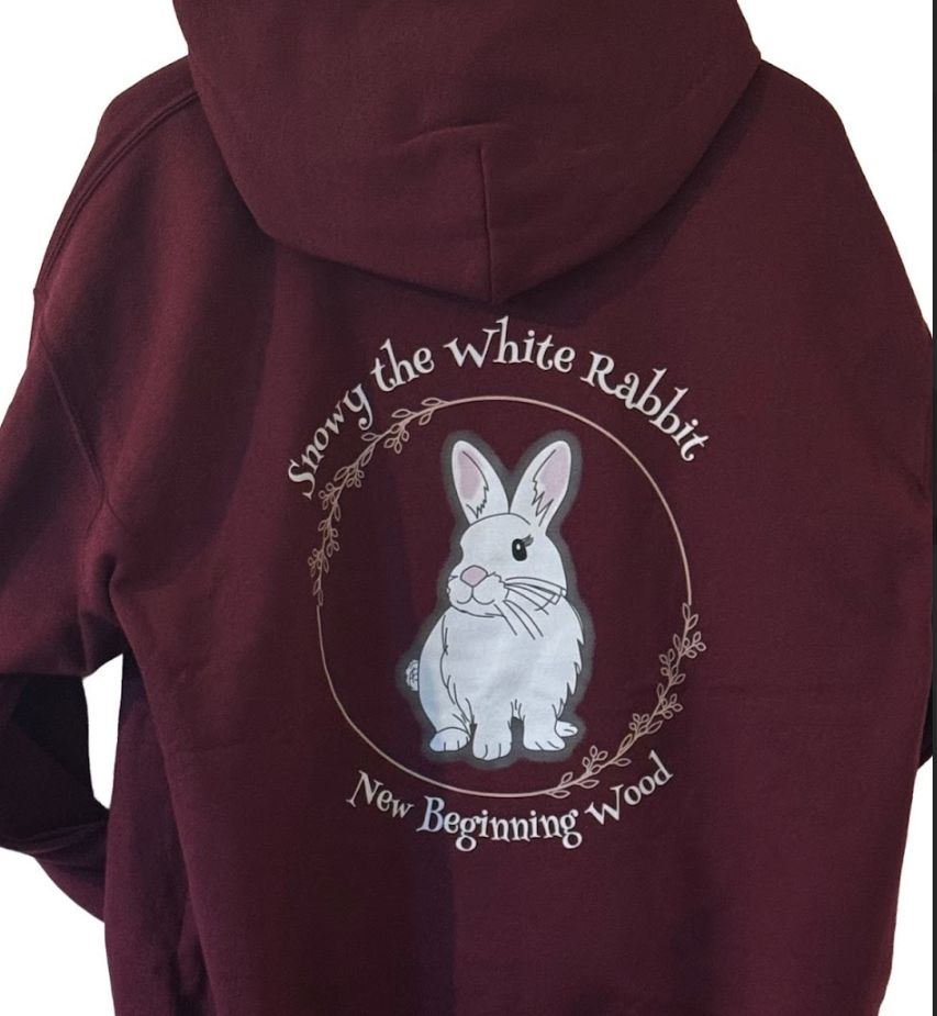Snowy Rabbit Hoodie -Kids