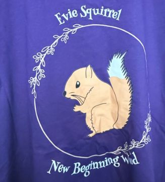 Evie Squirrel T-shirt- Adults