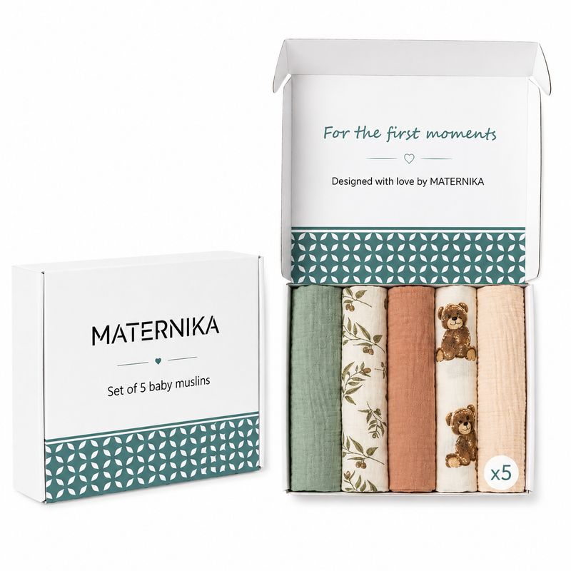 Pack muselinas verde