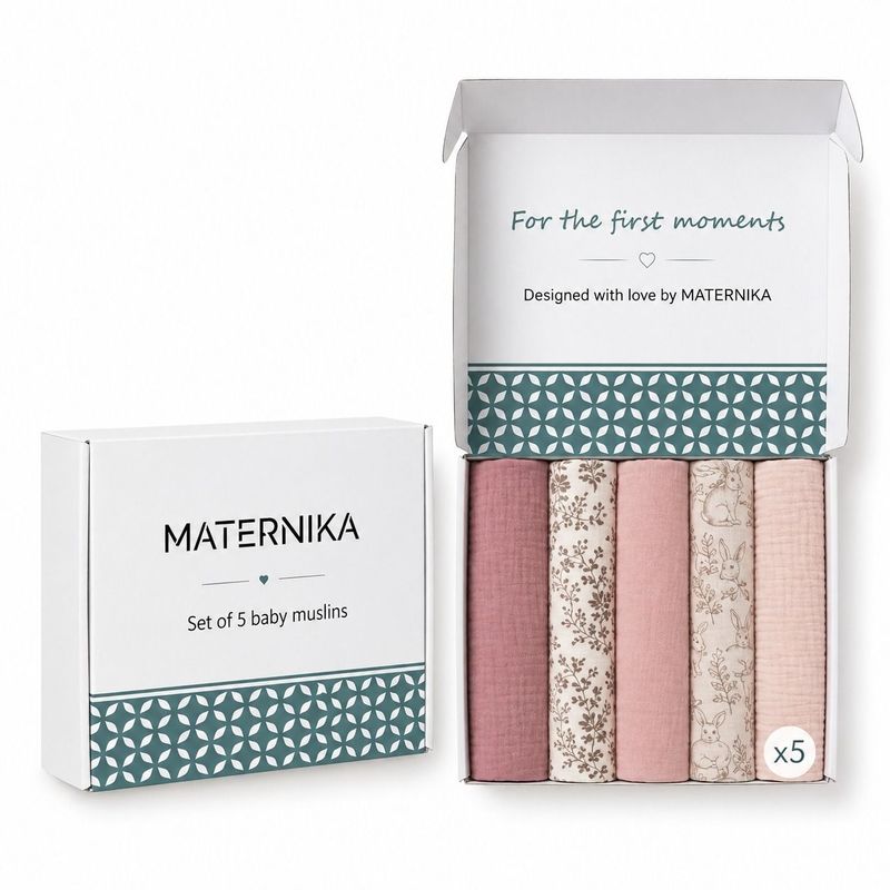 Pack muselinas rosa